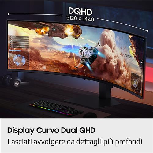 S49FG910 49IN 5120X1440 32:9 144HZ 2500:1 1MS HDMI DP NERO
