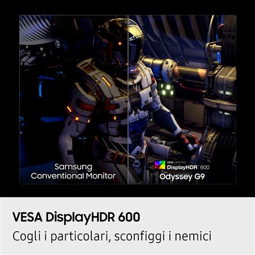 S49FG910 49IN 5120X1440 32:9 144HZ 2500:1 1MS HDMI DP NERO