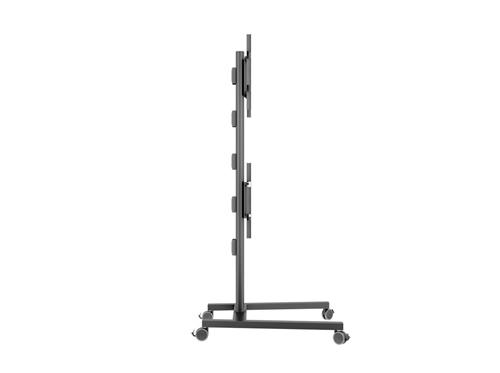 STACKABLE DUAL MONITOR CART 32-55IN