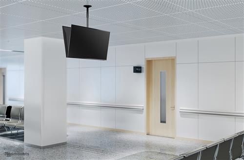 SUPPORTO DA SOFFITTO PER DUE SCHERMI FINO A 32IN (75 CM) NERO