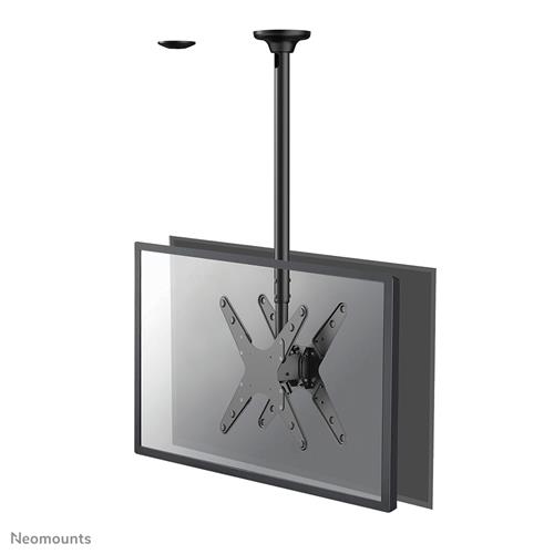 SUPPORTO DA SOFFITTO PER DUE SCHERMI FINO A 32IN (75 CM) NERO