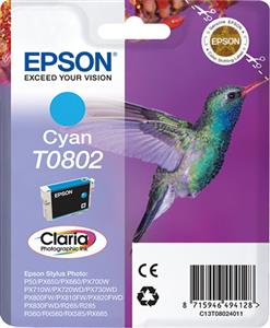 Epson Hummingbird T0802 cartuccia d'inchiostro 1 pz Originale