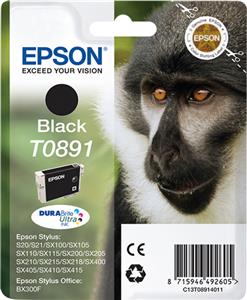 Epson Monkey T0891 cartuccia d'inchiostro 1 pz Originale