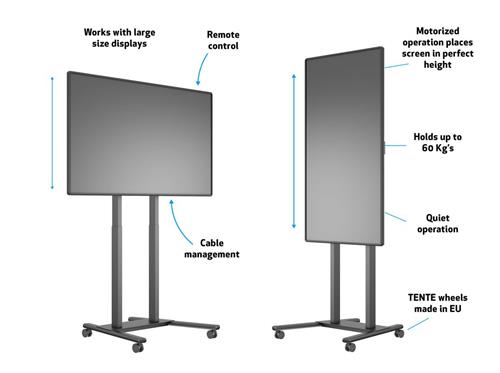 VESA MOTORIZED TROLLEY UP TO 600X400