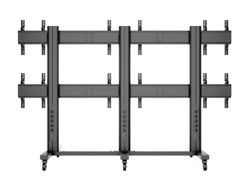 VIDEOWALL TROLLEY 2X3 40-65IN VESA MAX 800X400