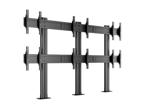 VIDEOWALL TROLLEY 2X3 40-65IN VESA MAX 800X400