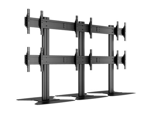 VIDEOWALL TROLLEY 2X3 40-65IN VESA MAX 800X400
