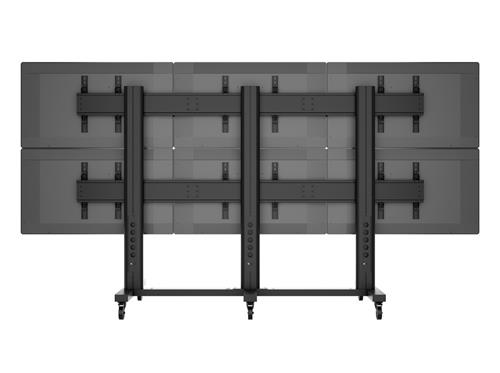 VIDEOWALL TROLLEY 2X3 40-65IN VESA MAX 800X400
