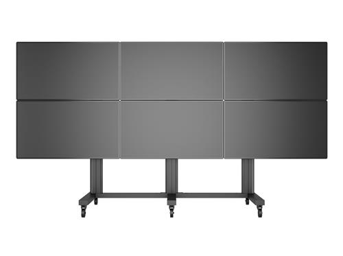 VIDEOWALL TROLLEY 2X3 40-65IN VESA MAX 800X400
