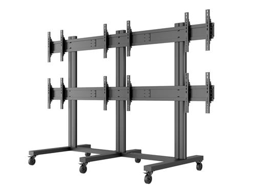 VIDEOWALL TROLLEY 2X3 40-65IN VESA MAX 800X400