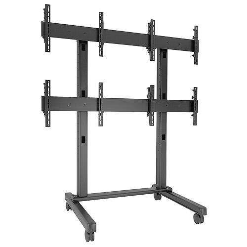 VIDEOWALL TROLLEY FUSION 2X2 MICRO ADJUSTABLE