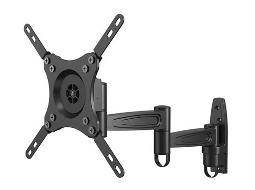 WALL BRACKET 3 JOINTS 200X200 ROTATABLE 360 BLACK