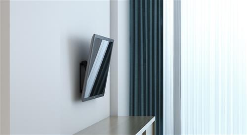 WALL BRACKET INCLINABLE 10 MAX 400X400 COLOR BLACK
