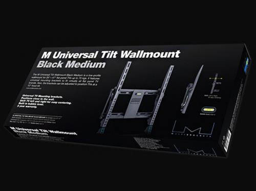 WALL BRACKET INCLINABLE 10 MAX 400X400 COLOR BLACK