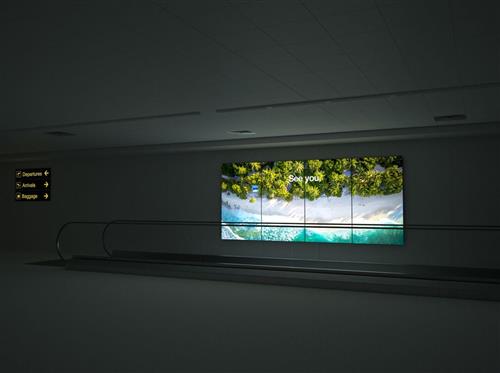 WALL MOUNTED MENUBOARD 2X1 PULL-OUT KIT - PRO SERIES