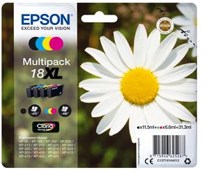 Epson Daisy C13T18164022 cartuccia d'inchiostro 1 pz Originale Nero, Ciano, Magenta, Giallo