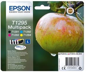 Epson Apple T1295 cartuccia d'inchiostro 1 pz Originale Nero, Ciano, Magenta, Giallo