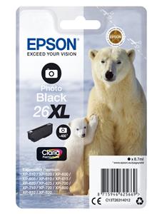 Epson Polar bear C13T26314012 cartuccia d'inchiostro 1 pz Originale Resa elevata (XL) Nero per foto