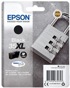 Epson Padlock C13T35914010 cartuccia d'inchiostro 1 pz Originale Resa elevata (XL) Nero