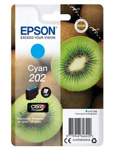 Epson Kiwi 202 cartuccia d'inchiostro 1 pz Originale Resa standard Ciano