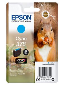 Epson Squirrel C13T37824010 cartuccia d'inchiostro 1 pz Originale Resa standard Ciano