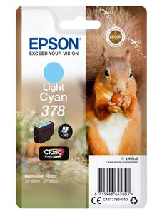 Epson Squirrel C13T37854010 cartuccia d'inchiostro 1 pz Originale Resa standard Ciano chiaro