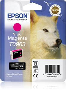 Epson Husky T0963 cartuccia d'inchiostro 1 pz Originale Magenta per foto