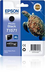 Epson Turtle T1571 cartuccia d'inchiostro 1 pz Originale Nero per foto