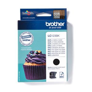 Brother LC123BK cartuccia d'inchiostro 1 pz Originale Nero