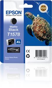 Epson Turtle T1578 cartuccia d'inchiostro 1 pz Originale Resa elevata (XL) Nero opaco