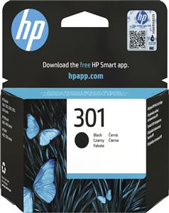 HP 301 Black Original Ink Cartridge cartuccia d'inchiostro 1 pz Resa standard