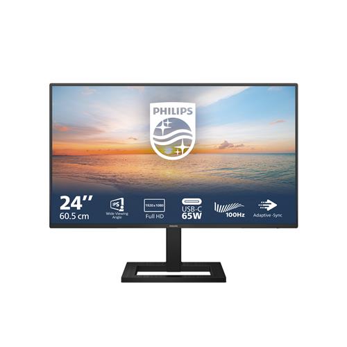 Philips Serie 1000 24E1N1300AE/00 Monitor PC 60,5 cm (23.8) 1920 x 1080 Pixel Full HD LCD Nero