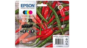 Epson 503XL cartuccia d'inchiostro 4 pz Originale Resa elevata (XL) Nero, Ciano, Magenta, Giallo