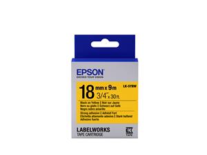 Epson LK-5YBW nastro per etichettatrice Nero su giallo