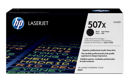 HP 507X High Yield Black Original LaserJet Toner Cartridge cartuccia toner 1 pz